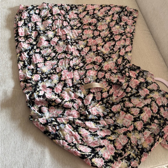 Reformation Huntington Dress in China Rose 2 - Picture 11 of 14